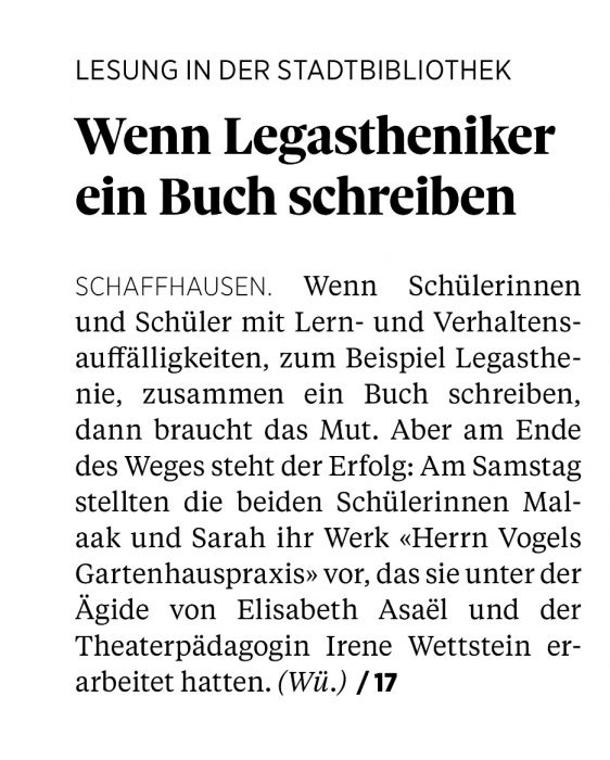 lesung stadtbibliothek shn intro